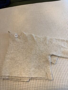 BDG Boxy Knit Pullover in Light Oat